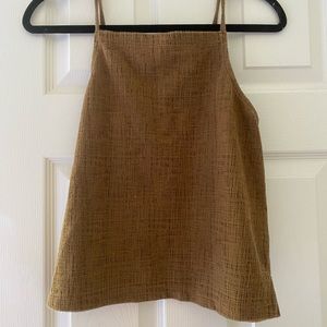 Madewell Texture & Thread Green Tank Top